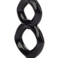 Crazy 8 Enhancer Double Cock Ring - Black