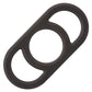 Alpha Liquid Silicone Commander Cock Ring - Black