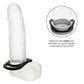 Alpha Liquid Silicone Commander Cock Ring - Black