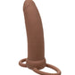 Performance Maxx Rechargeable Thick Dual Penetrator - Brown