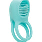 Couple's Enhancers Silicone Rechargeable French Kiss Enhancer - Teal