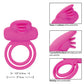 Silicone Rechargeable Dual Clit Flicker Enhancer - Pink