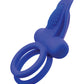 Couples Enhancers Silicone Rechargeable Dual Pleaser Enhancer - Blue