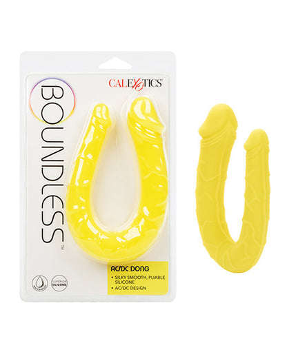 Boundless AC-DC Realistic Dildo | 13.5" Big Double Dildo | Yellow Large Dildo | Giant Dildo