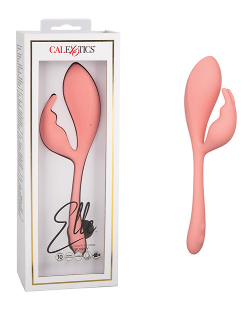 Elle Rabbit Vibrator | Liquid Silicone G Spot Vibrator | Bunny Pink Clit Vibrator | Best Vibrator for Women