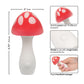 Naughty Bites Muff Shroom Playful Massager - Red/White