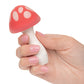 Naughty Bites Muff Shroom Playful Massager - Red/White