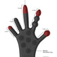 Shots Fistit Silicone Stimulation Glove - Black