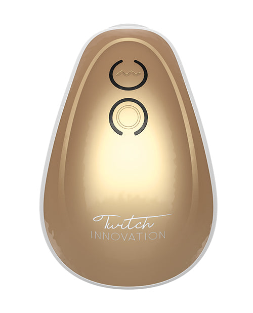 Shots Twitch Innovation Hands Free Clitoral Stimulator - Gold