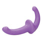 Shots Ouch Silicone Strapless Strap On - Purple