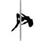 Shots Ouch Dance Pole - Silver