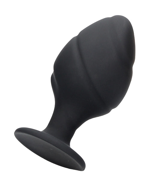 Shots Ouch Swirled Butt Plug Set - Black