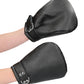 Shots Ouch Puppy Play Lined Fist Mitts - Black