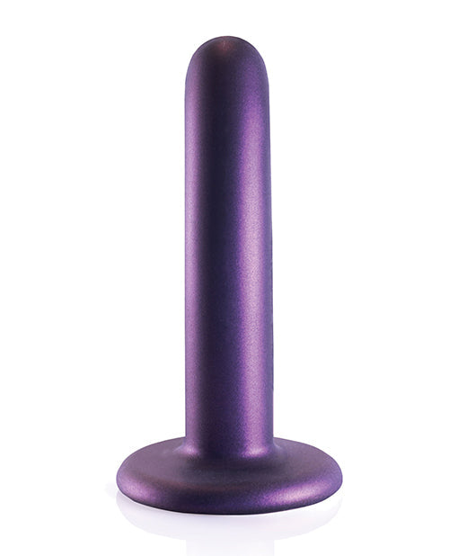 Shots Ouch 5" Big Dildo | Smooth G-Spot Large Dildo | Metallic Purple Suction Cup Dildo