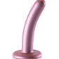 Shots Ouch 5" Big Dildo | Smooth G-Spot Realistic Dildo | Silicone Rose Gold Suction Cup Dildo