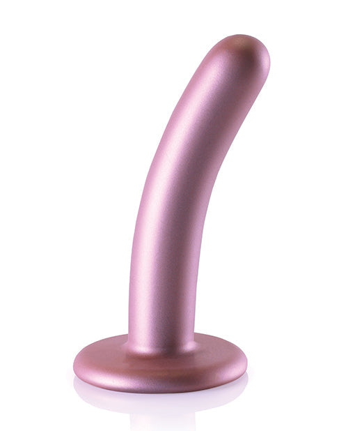 Shots Ouch 5" Big Dildo | Smooth G-Spot Realistic Dildo | Silicone Rose Gold Suction Cup Dildo