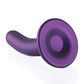 Shots Ouch 6" Big Dildo | Smooth G-Spot Realistic Dildo | Metallic Purple Suction Cup Dildo