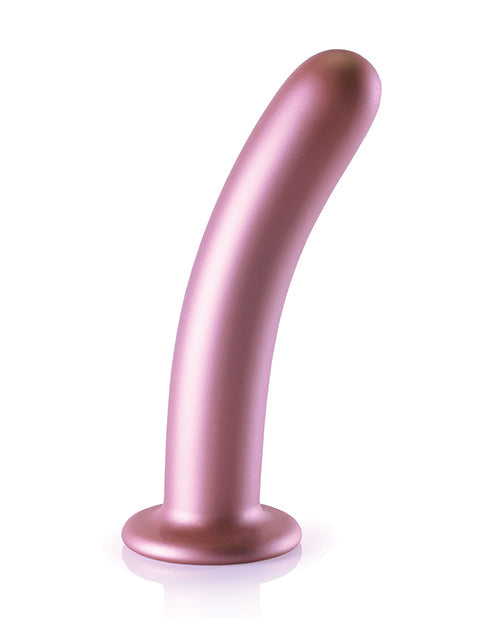 Shots Ouch 7" Big Dildo | Smooth G-Spot Realistic Dildo | Rose Gold Suction Cup Dildo