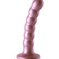 Shots Ouch 5" Big Dildo | Beaded G-Spot Large Dildo | Rose Gold Suction Cup Dildo