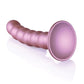 Shots Ouch 5" Big Dildo | Beaded G-Spot Large Dildo | Rose Gold Suction Cup Dildo