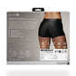 Shots Ouch Vibrating Strap On Boxer - Black M/L