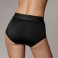 Shots Ouch Vibrating Strap On Brief - Black XS/S