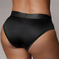 Shots Ouch Vibrating Strap On High-Cut Brief - Black XL/XXL