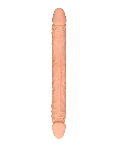 Shots Giant Dildo | RealRock 18" Big Dildo | Waterproof Double Sided Dildo | Flesh Realistic Dildo