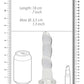 Shots Realistic Dildo | Crystal Clear 7" Big Dildo | Rippled Transparent Suction Cup Dildo