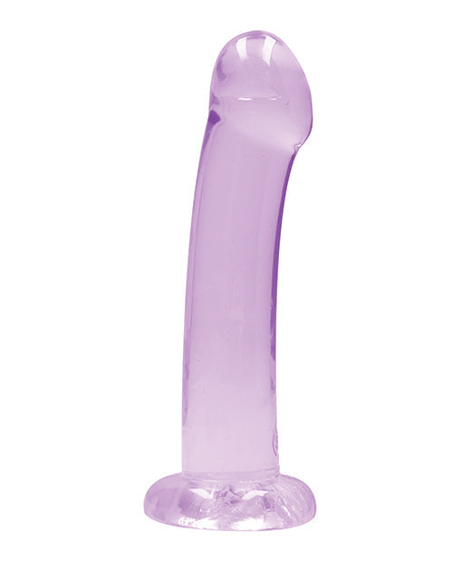 Shots RealRock Anal Dildo | Crystal Clear 7" Big Dildo | Purple Dildo | Suction Cup Dildo