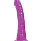 Shots RealRock 6" Big Dildo | Slim Neon Purple Realistic Dildo | Glow in the Dark Suction Cup Dildo