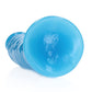 Shots RealRock 7" Big Dildo | Slim Blue Realistic Dildo | Glow in the Dark Suction Cup Dildo