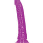 Shots RealRock 7" Big Dildo | Slim Purple Large Dildo | Glow in the Dark Suction Cup Dildo