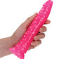 Shots RealRock 8" Big Dildo | Slim Neon Pink Dildo | Glow in the Dark Suction Cup Dildo