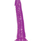 Shots RealRock 8" Big Dildo | Slim Purple Realistic Dildo | Glow in the Dark Suction Cup Dildo