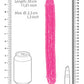 Shots RealRock 12" Big Dildo | Double Sided Dildo | Glow in the Dark Neon Pink Dildo