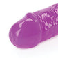 Shots RealRock 15" Big Dildo | Neon Purple Double Dildo | Glow in the Dark Suction Cup Dildo