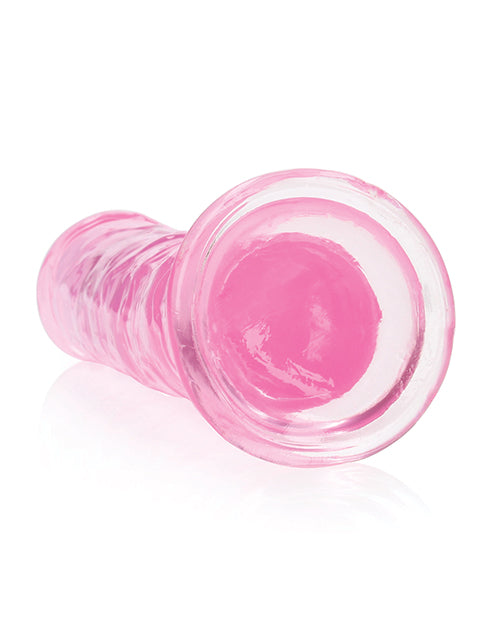 Shots Large Dildo | Crystal Clear 8" Big Dildo | Straight Pink Dildo | Suction Cup Dildo