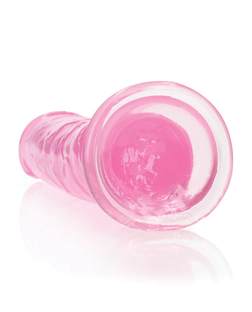 Shots RealRock Realistic Dildo | Clear 9" Big Dildo | Straight Pink Dildo | Suction Cup Dildo