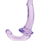 Shots RealRock Crystal Clear 6" Strapless Strap-On - Purple