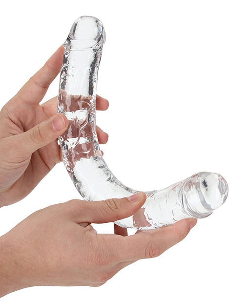 Shots RealRock Anal Dildo | Crystal Clear 13" Big Dildo | Double Dildo | Transparent Giant Dildo