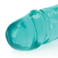 Shots RealRock Realistic Dildo | Crystal Clear 13" Big Dildo | Turquoise Double Dildo | Anal Dildo