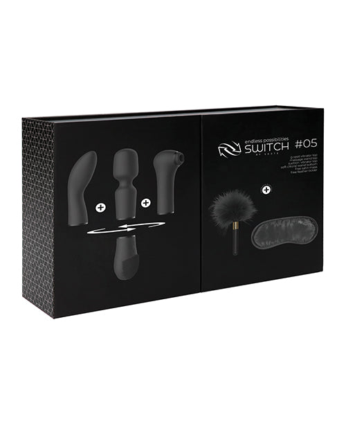 Shots G Spot Vibrator | Switch Pleasure #5 Clit Vibrator Kit | Black Clit Sucking Vibrator | Best Vibrator for Women