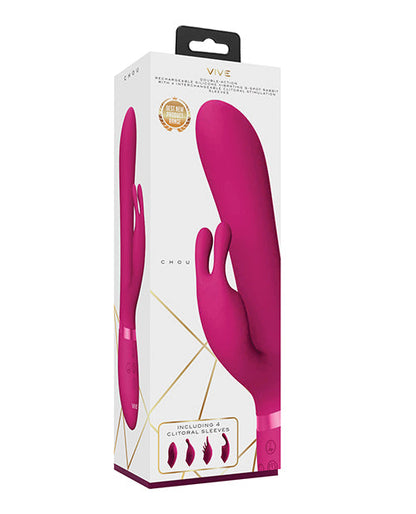 Shots Vive Chou G-Spot Vibrator | Clit Vibrator Attachments | Pink Rabbit Vibrator | Best Vibrator for Women