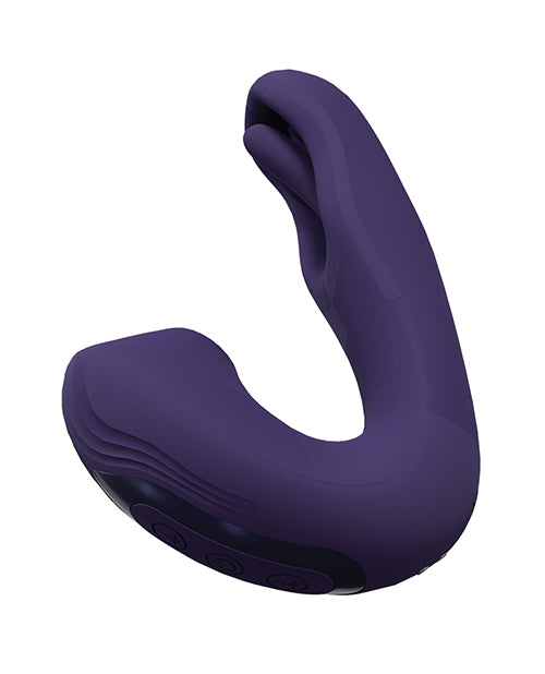 Shots Vive Yuna Dual Action Airwave Vibrator & G-Spot Stimulator - Purple