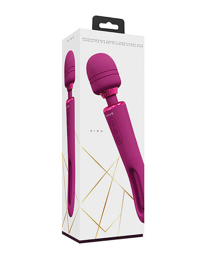 Shots Vive Clit Vibrator | Kiku Double Ended Wand Vibrator | Pink G-Spot Vibrator Stimulator