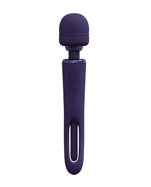 Shots Vive Clit Vibrator | Kiku Double Ended Wand Vibrator | Purple G-Spot Vibrator Stimulator