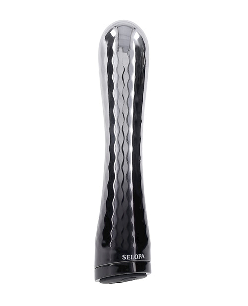 Selopa Silverado Bullet Vibrator | Grey-Black Textured Slender Shaft | Bulbous Tip | Best Vibrator for Sale