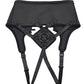 Sportsheets High Waisted Strap-On Corset - Black