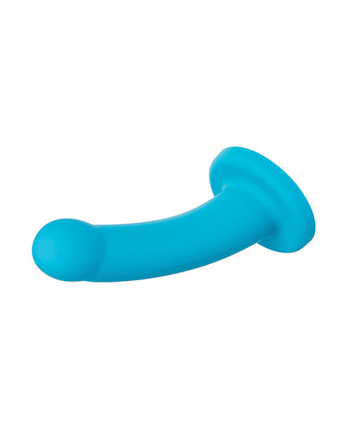 Nexus Solid Realistic Dildo | Silicone Dildo | 7" Big Dildo | Hux Turquoise Suction Cup Dildo